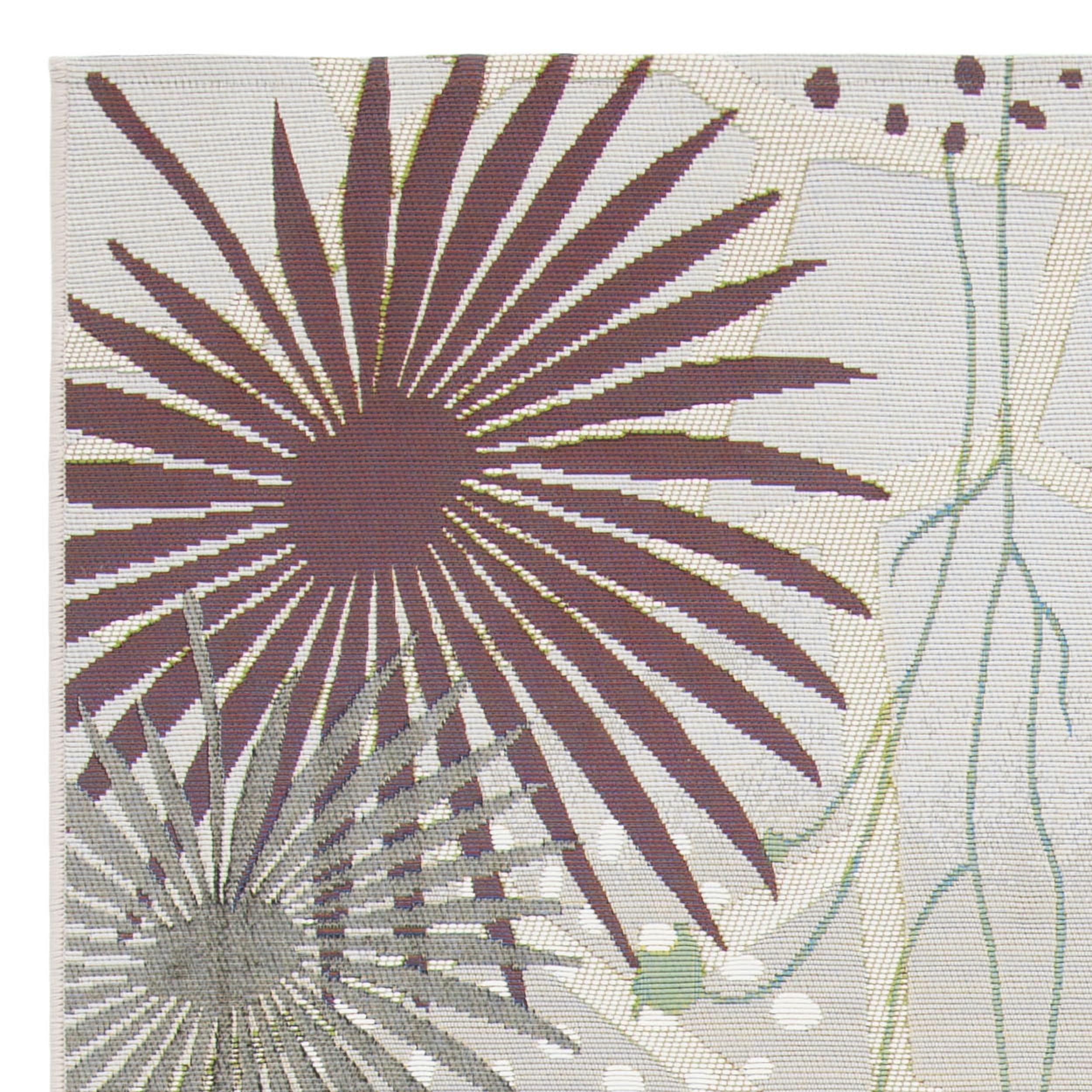 SAFAVIEH Barbados Flamingos Outdoor Area Rug, 4' x 6', Grey/Pink