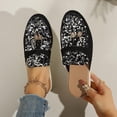 thumbnail image 3 of Gpaecead Women's Sequin Bell Tassels Flat Mules Faux Suede Slip On Cushioned Non Slip Shoes For Commute And Casual, B-Silver, 3 of 8