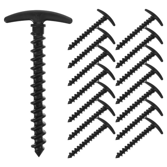 HOMEMAXS 15pcs Heavy Duty Tent Stakes Portable Tent Pegs Camping Outdoor Lawn Tarp Stakes Tent Stakes