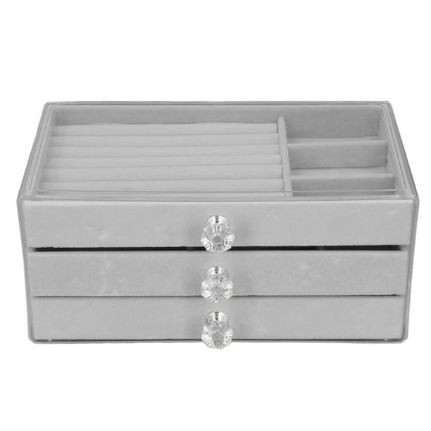 Caja De Joyería De Acrílico, Soporte De Almacenamiento De Joyería De Acrílico Transparente Resistente Para Collar Para Uso Doméstico