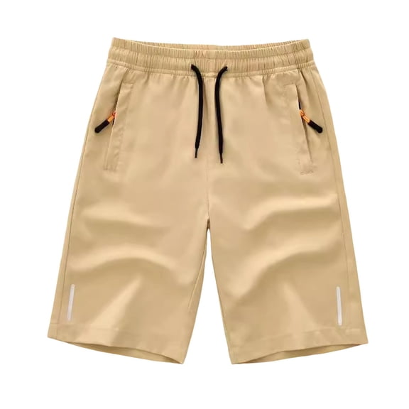YunPes Boys Athletic Shorts Mesh Basketball Soccer Kids Youth Shorts Quick Dry Sport Active Clothes with Zipper Pockets Ice Silk