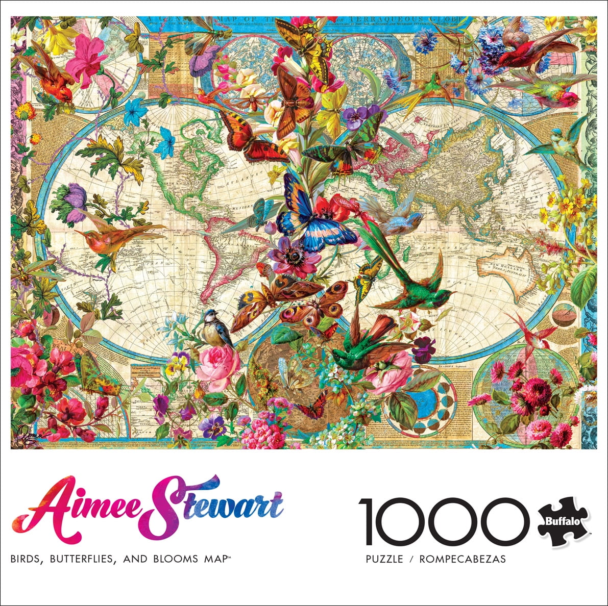 Buffalo Games 1000-piece Cartoon World Puzzle Assortment - Styles May Vary