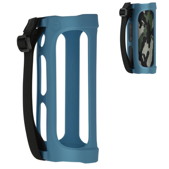 Funda De Silicona Compatible Con Jbl Flip 5 Funda Protectora De Silicona Con Mosquetón Para Altavoz Inalámbrico Bluetooth Monstrate EL016882-01