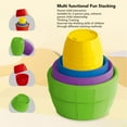thumbnail image 3 of Tazas Apilables Anidadas Para Niños, Juego De Tazas Apilables Para Niños De 10 Piezas Interactivas De Aprendizaje Temprano Para Preescolar, 3 of 7