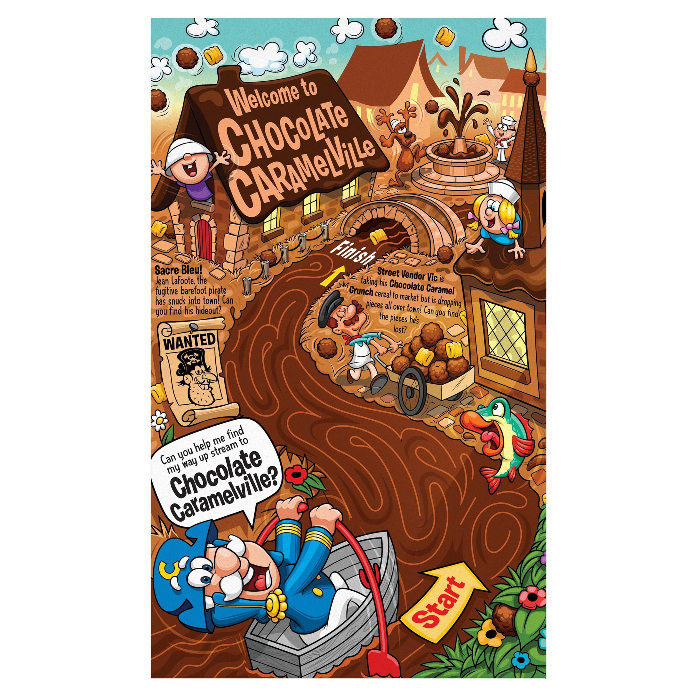 Cap'n Crunch Chocolatey Caramel Family Size, 19.4OZ, 8cs