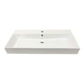 thumbnail image 2 of Energy 85.01 Wall Mount/Vessel Bathroom Sink in Ceramic White with One Faucet Hole, 2 of 3