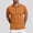 Orange, variant on Men's Casual Cotton Polo Shirt Summer Short Sleeve Crew Neck Solid Color Collar Pullover Tops White