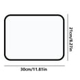 thumbnail image 2 of Double-Sided Magnetic Whiteboard,Kaireo Small White Board 8''X11'' Board Whiteboard for S Students Fridge Wall Locker Black,Perfect for Use with Standard Whiteboard Markers, 2 of 5