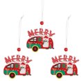 thumbnail image 1 of Adornos Navideños Creativos De Madera Para Coche, Colgante De Árbol De Navidad, Decoración Para Navidad, Suministros Para Fiestas, Regalos 3 Uds. Vogacara HA043962-02, 1 of 6