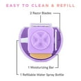 thumbnail image 3 of TINYSOME Travel and Portable Women's for Razor with Refillable Water Spray Bottle Moiturizing Bar Triple-b1ades, 3 of 19