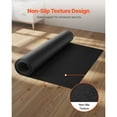 thumbnail image 4 of KFFKFF Treadmill Mat for Carpet Floor, 35.5" x 78.7" x 0.16" Exercise Equipment Mat for Treadmills, Elliptical, Rowing Machine, High Density PVC Floor Protector, 4 of 9