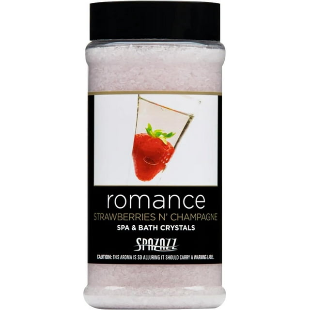 Spazazz Aromatherapy Spa and Bath Crystals- Strawberries n' Champagne 17oz