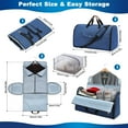 thumbnail image 2 of Carry-on Garment Bag for Men Large Capacity for Travel Suit Travel Bag Weekend Bag Business Trip luggage bag, 2 of 7