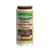 NuSyllium Psyllium Husk Powder, USDA Organic Fiber Supplement, Unflavored, 21 oz