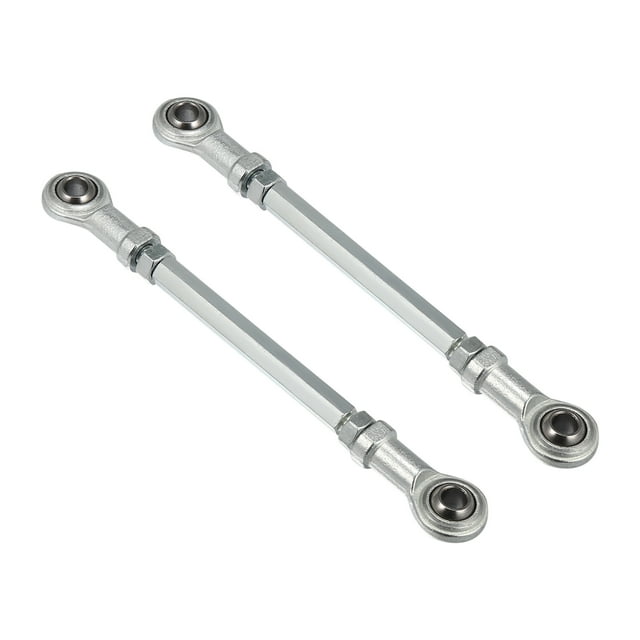 Unique Bargains 2 Pcs M8 80mm Tige de Direction Réglable Rotule pour 49cc ATV Électrique Go Kart Direction Colonne Suspension