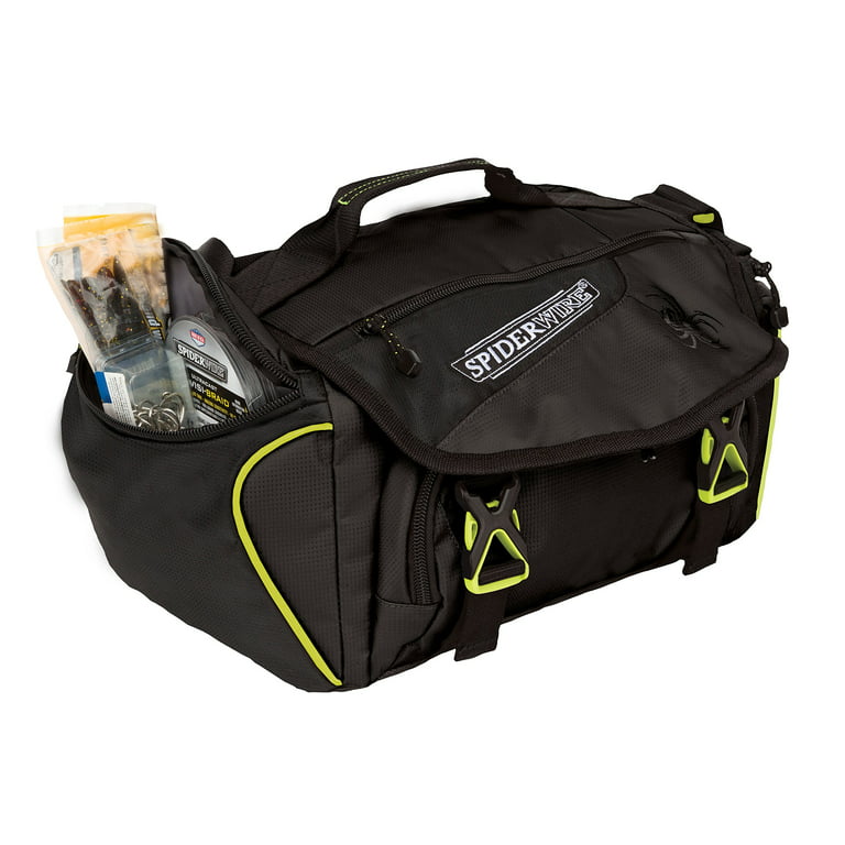  Spiderwire Orb Spider Fishing Tackle Bag, 15.7-Liter, Black :  Sports & Outdoors