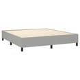 thumbnail image 4 of vidaXL Box Spring Bed with Mattress Light Gray 72"x83.9" California King Fabric, 4 of 6