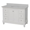 thumbnail image 2 of Bella 48" Bathroom Vanity with White Cabinet and Quartz Top, 2 of 6