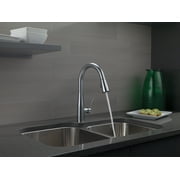 Delta 9113-AR-DST Essa Single Handle Pull-Down Kitchen Faucet in Arctic Stainless