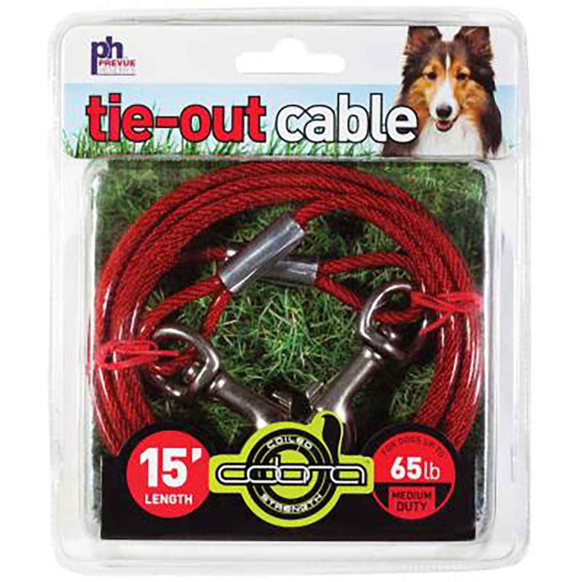 Prevue Pet 15 Dog Tie Out Cable' 2119