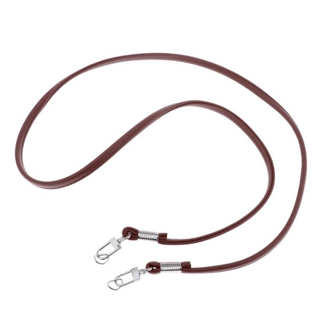 maskred PU Leather Shoulder Bag Strap Replacement Purse DIY Handbag Handle Coffee 119cm 1Set