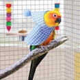 thumbnail image 4 of Pet Bird Cloak Costume, Warm Parrot Outfit for Small Birds, Cosplay Photo Prop Bird Clothes for Budgie Lovebird Cockatiel (Blue), 4 of 5