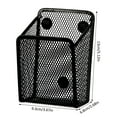 thumbnail image 5 of Metal Mesh Pen Holder, Magnetic Pencil Holder with Compartments, Pen Holder Organizer for Whiteboard,Blackboard,Kitchen, Locker, Home, or Office, 4Pcs, 5 of 7