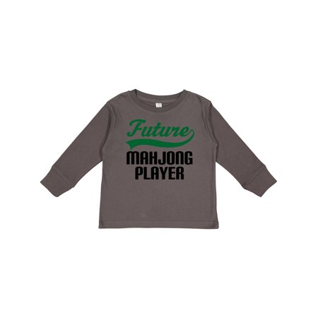 

Inktastic Future Mahjong Player Gift Toddler Boy Girl Long Sleeve T-Shirt