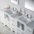 thumbnail image 6 of Sydney 84" w/ Triple Side Cabinets (Glossy White), 6 of 9