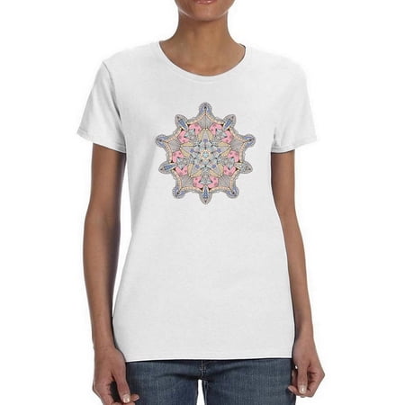 Round Gradient Shaped T-Shirt Women -Image by Shutterstock Female XX-Large