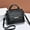 Crocodile print - black, variant on New women's bag shoulder messenger bag niche design fashionable versatile handbag trendy bag