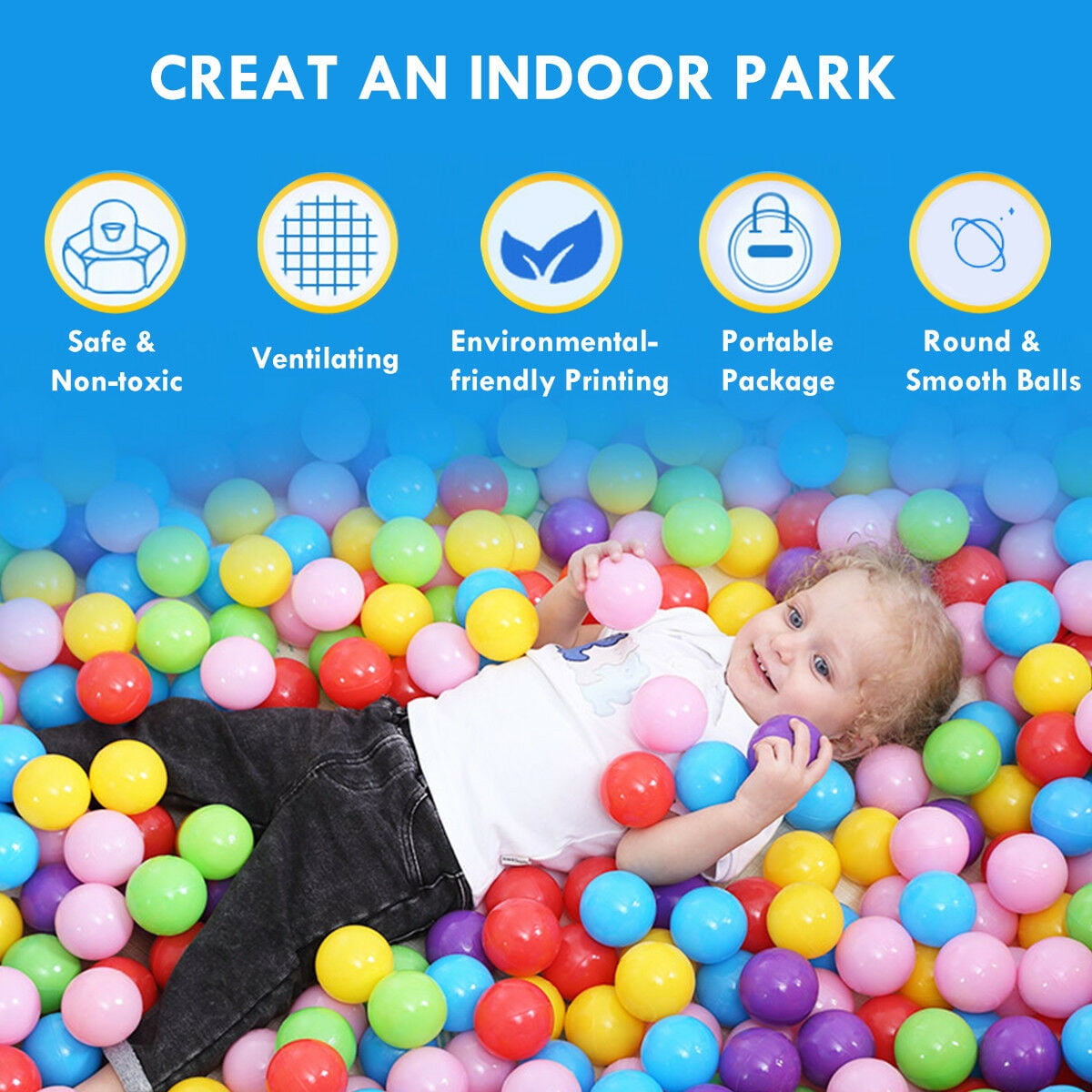 Baby Kid Outdoor Indoor Princess Play Tent Playhouse Ball Pit Pool Toddler Toys