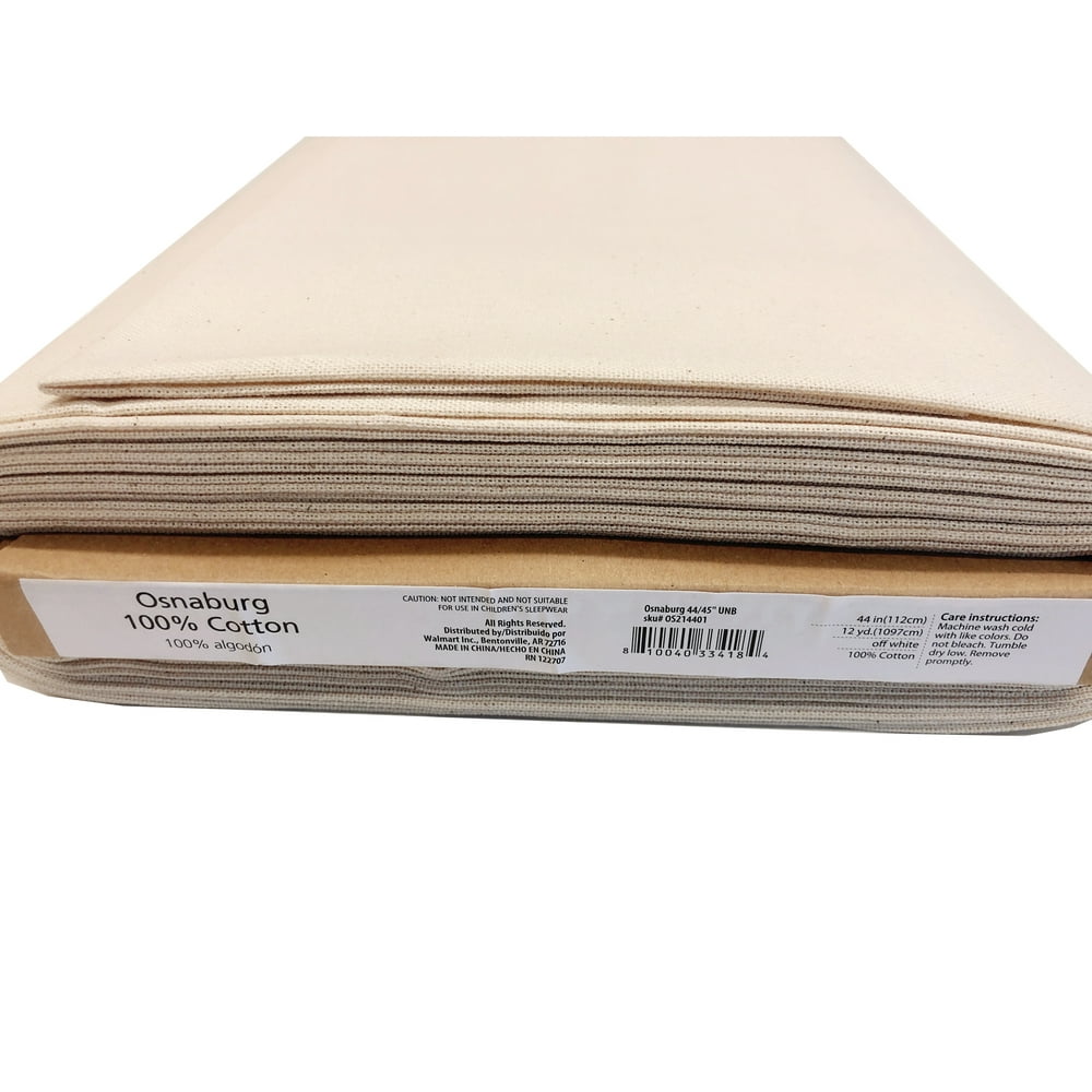 RTC Fabrics 100 Cotton 44/45" Wide Solid Color Natural Osnaburg