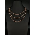 thumbnail image 6 of 10K Rose Gold Rope Chain, 10k Real Rose Gold 2.6mm - 5.5mm Rope Chain Necklace, 10K Gold Rope Chain, 10K Gold Chain,  Men and Women Gold (Width:5mm; Necklace length:24;), 6 of 8