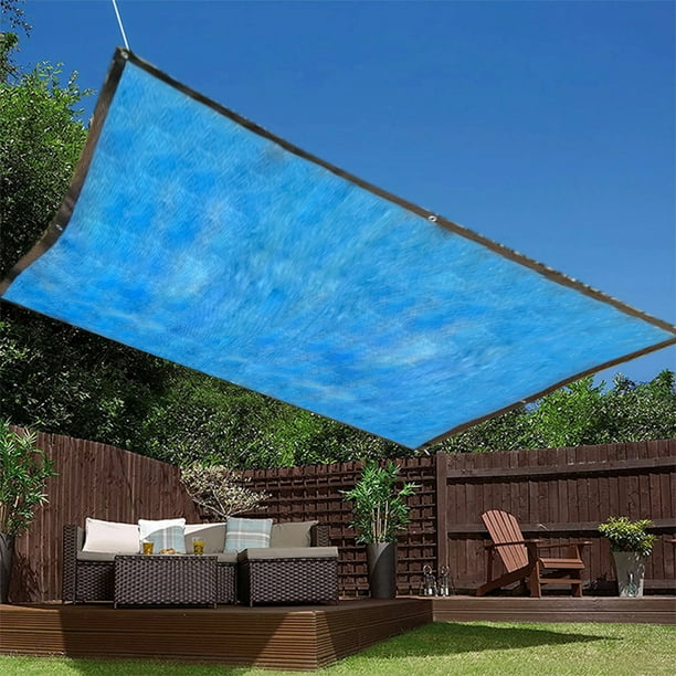 Sun Shade Sail Rectangle Polyester UV Protection | Outdoor Patio