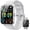 Grey, variant on IOWODO 1.85 Smart Watch with Bluetooth Call (Answer/Make), 100+ Sports Modes, AI Voice Assistant, IP68 Waterproof Fitness Tracker for Android and iPhone, Gift for Women Men (Pink)