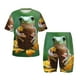thumbnail image 1 of Balery Tree Frog Sitting On Sunflowes Conjunto de Pijama Infantil de Manga Corta con Estampado – Ropa de Dormir de Algodón Suave-X-Large, 1 of 6