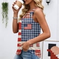 thumbnail image 6 of 250th Anniversary Printed Women Shirts Casual 250 Years Of Freedom T Shirt Sleeveless Tshirts Patriotic Tops, 6 of 7