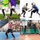 thumbnail image 4 of Mangas de pierna Compresión Manga larga hasta la rodilla Preservación ultravioleta para hombres Mujeres Deporte Baloncesto Fútbol (negro 6 piezas), 4 of 5