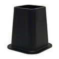 thumbnail image 4 of Room Designs Bed Riser Set (set of 4) Black Functional Square, 4 of 5