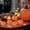 Orange, variant on Halloween Pumpkin Ornaments, VVQ 12Pcs Lifelike Foam Pumpkins in Orange White Black Green for Holiday Vibe Scene Decoration Table Centerpieces