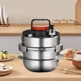 thumbnail image 2 of lingqin Pressure Cooker Cooking Pot Multifunctional Accessories Kitchen Lightweight 1.4L, 2 of 9