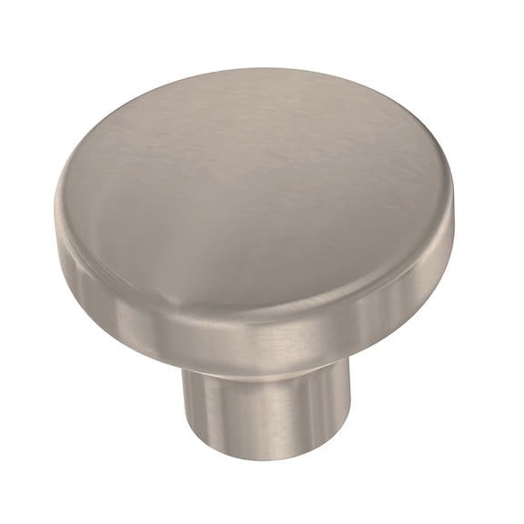 Allen   Roth 1 1/4" Satin Nickel Lis Cabinet Drawer Knob