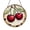 Acrylic 3.5 Inch, variant on Stained Glass Cherry Fruit Suncatcher Window Decor Sun Catcher Bright Kitchen Home Decoration Gift