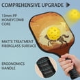 thumbnail image 4 of Pickleball Paddles Set Of 1, Fiberglass Surface, West & Cowboy Print, 1 Paddle, 2 Balls & Bag, 4 of 5