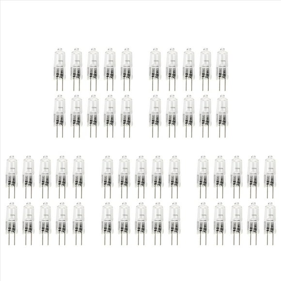 50 X G4 12V 20W Bombilla Luz Lampara Capsula Halogena