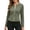Army Green, variant on Womens Long Sleeve Zip Up Jacket,Lightweight Fashion Jacket Sculpted Seams Casual Outerwear,Gray Women's S-XXL