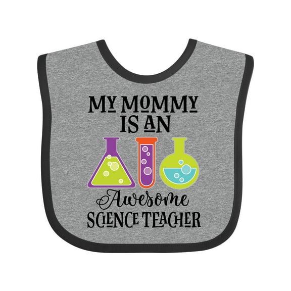 Inktastic Science Teacher Mommy Boys or Girls Baby Bib