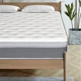 thumbnail image 3 of Topcobe Queen Mattress, Ultra Comfort 12" Medium-Firm Memory Foam, Motion-Free Pocketed Springs, Edge Support, Perfect Sleep Solution, Gray & Light Gray, 3 of 7
