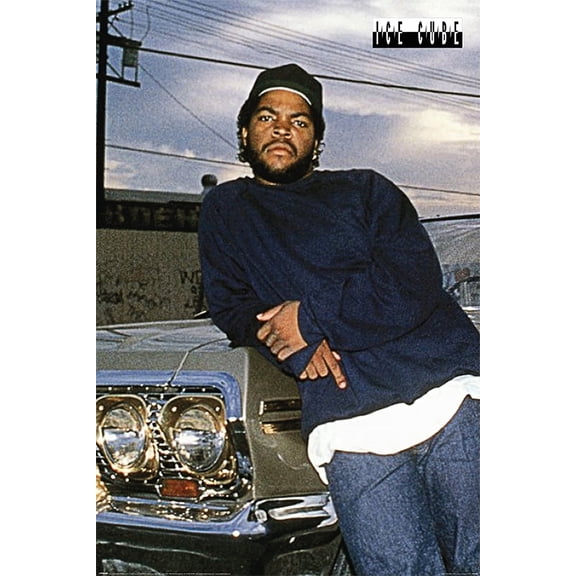 Ice Cube - Music / Personality Poster (Chevy Impala) (Size: 24" x 36") (Poster & Poster Strip Set)